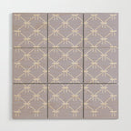 Bows & Ribbons Pattern XXXIV Pastel Lavender Purple  Wood Wall Art Gallery Image 1
