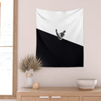 Diver (black) Wall Tapestry Gallery Image 2