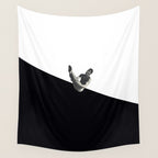 Diver (black) Wall Tapestry Gallery Image 4