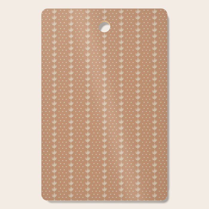 Boho Botanical Dots - Terracotta Cutting Board Gallery Image 1