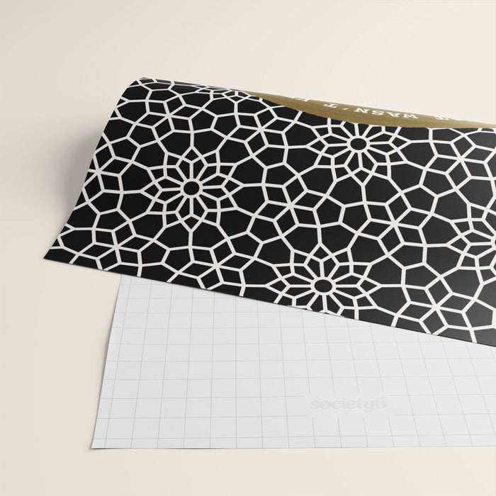 That Wasn't Very Cash Money of You - Black & Gold Wrapping Paper Gallery Image 2