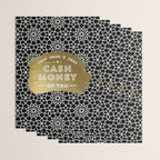 That Wasn't Very Cash Money of You - Black & Gold Wrapping Paper Gallery Image 3