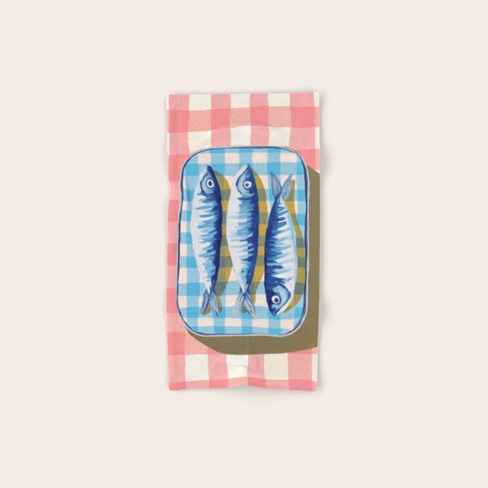 Sardine Picnic Bath Towel Gallery Image 1