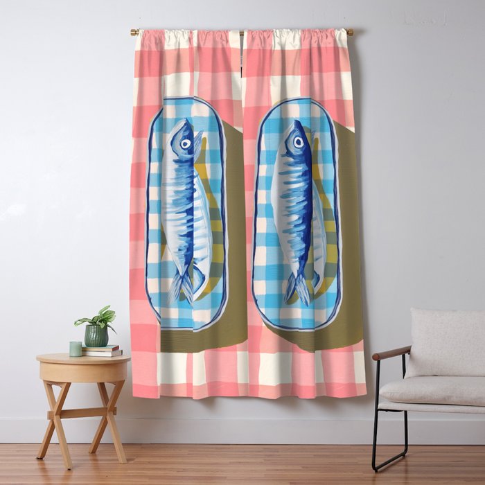 Sardine Picnic Window Curtain Gallery Image 5