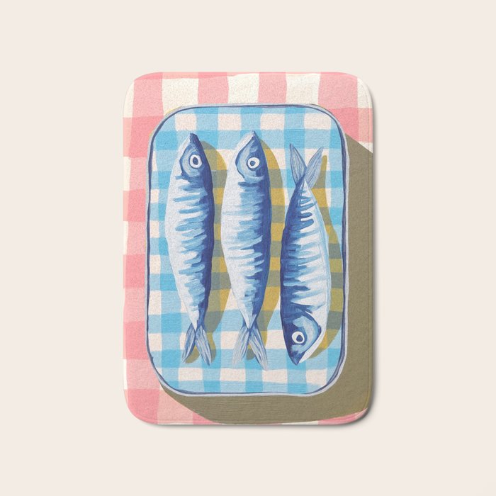 Sardine Picnic Bath Mat Gallery Image 1