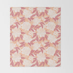 Modern floral blooms PF2 Throw Blanket Gallery Image 2