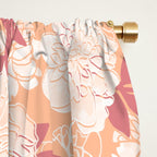 Modern floral blooms PF2 Window Curtain Gallery Image 2