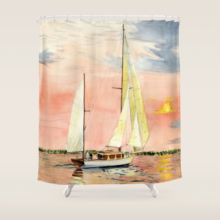 Sea Star Shower Curtain Gallery Image 1