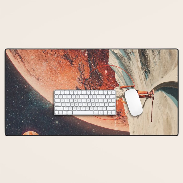 Don't Forget your Path Desk Mat Gallery Image 1