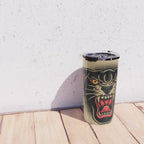 Traditional Tattoo Panther  Travel Mug Gallery Image 4