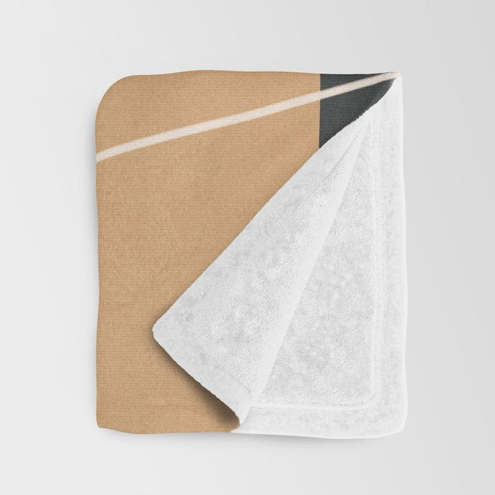 Minimal Colorful Abstract Shapes 9 Throw Blanket Gallery Image 3