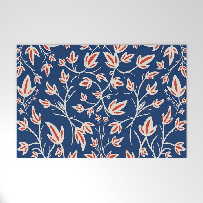 Noa blue Welcome Mat Gallery Image 1