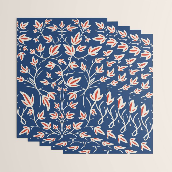 Noa blue Wrapping Paper Gallery Image 3