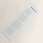Psalm 139 Yoga Mat Gallery Image 1