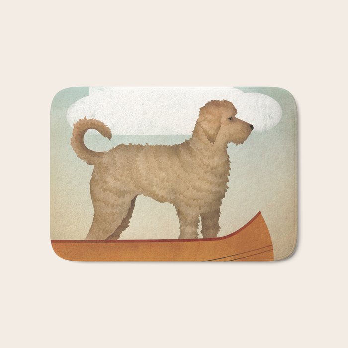 Doodle Goldendoodle Labradoodle Canoe Fowler Bath Mat Gallery Image 1