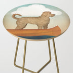 Doodle Goldendoodle Labradoodle Canoe Fowler Side Table Gallery Image 2