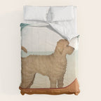 Doodle Goldendoodle Labradoodle Canoe Fowler Comforter Gallery Image 6