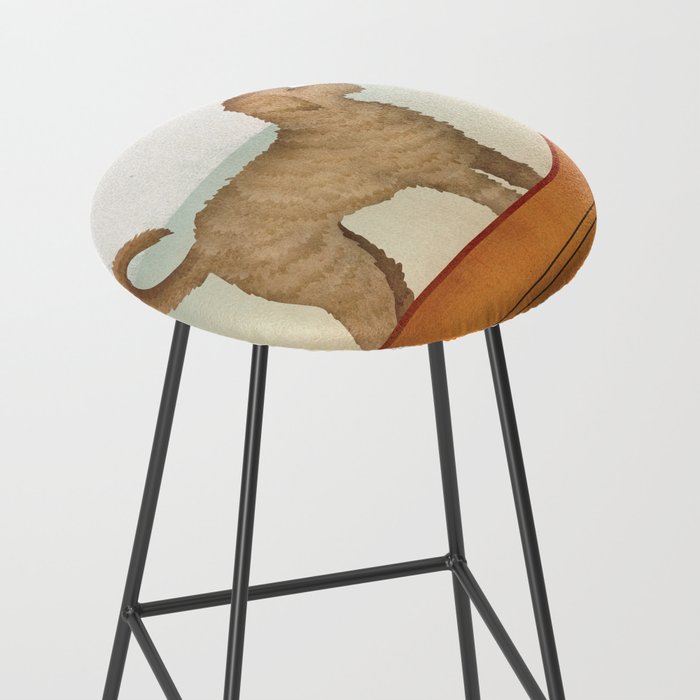 Doodle Goldendoodle Labradoodle Canoe Fowler Stool Gallery Image 2
