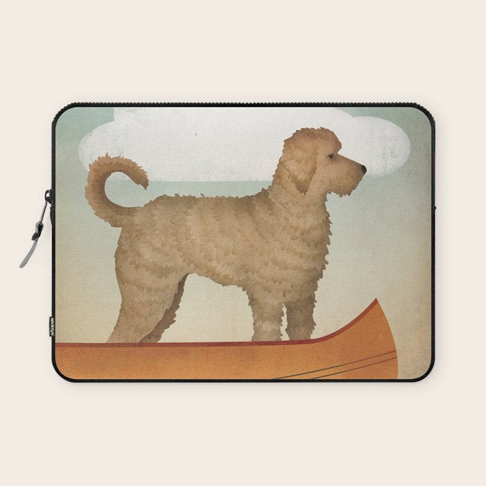 Doodle Goldendoodle Labradoodle Canoe Fowler Laptop Sleeve Gallery Image 1