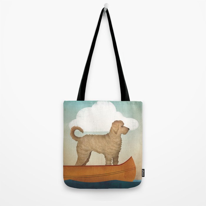 Doodle Goldendoodle Labradoodle Canoe Fowler Tote Bag Gallery Image 2
