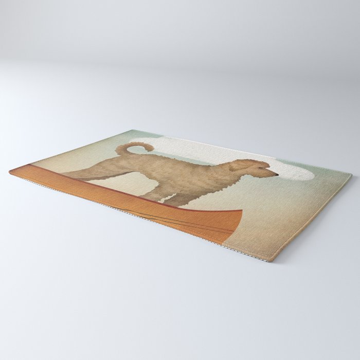 Doodle Goldendoodle Labradoodle Canoe Fowler Rug Gallery Image 3