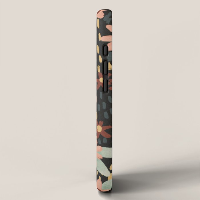 Kate Floral Dark Pattern iPhone Case Gallery Image 2