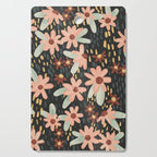 Kate Floral Dark Pattern Cutting Board Gallery Image 1