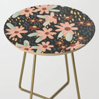 Kate Floral Dark Pattern Side Table Gallery Image 2