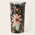 Kate Floral Dark Pattern Travel Mug Gallery Image 2