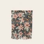 Kate Floral Dark Pattern Wall Hanging Gallery Image 1