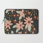 Kate Floral Dark Pattern Laptop Sleeve Gallery Image 1