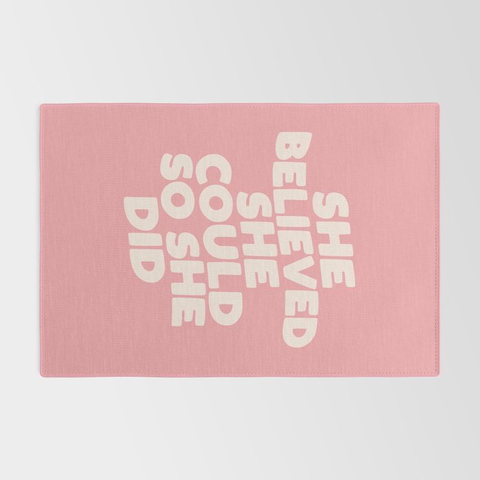 She Believed She Could So She Did Rug Gallery Image 2