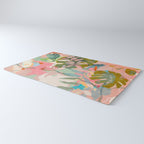 tropical home jungle abstract Rug Gallery Image 3