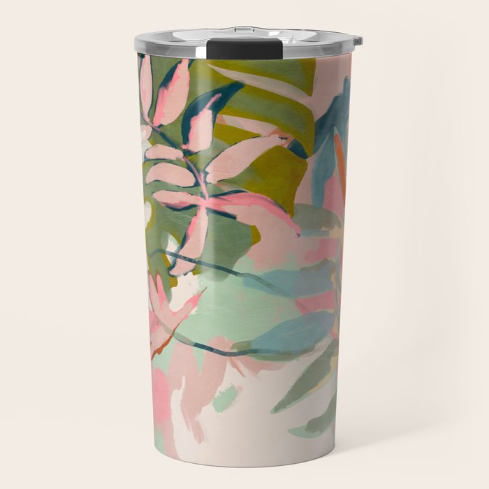 tropical home jungle abstract Travel Mug Gallery Image 1