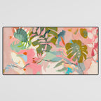 tropical home jungle abstract Desk Mat Gallery Image 3