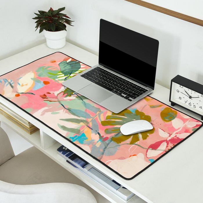 tropical home jungle abstract Desk Mat Gallery Image 2