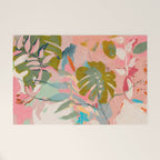 tropical home jungle abstract Welcome Mat Gallery Image 1