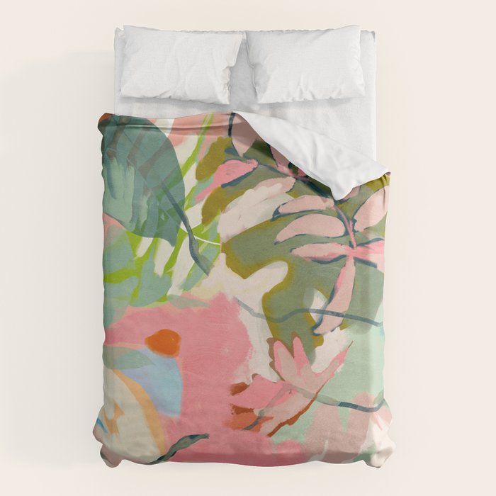 tropical home jungle abstract Duvet Cover Gallery Image 1