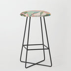 tropical home jungle abstract Stool Gallery Image 1