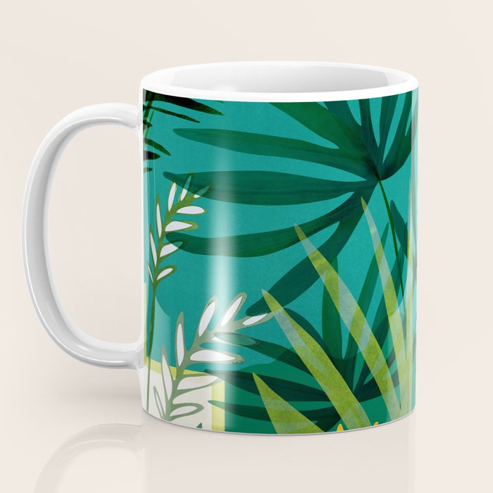 Tropical Moonlight Night Scene Coffee Mug Gallery Image 3