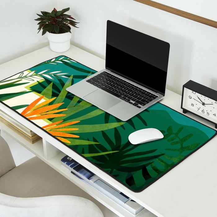 Tropical Moonlight Night Scene Desk Mat Gallery Image 2