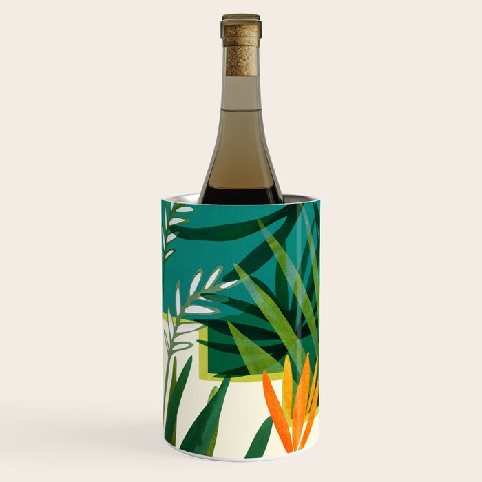 Tropical Moonlight Night Scene Wine Chiller Gallery Image 2