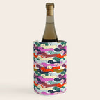 colored doggie pattern Wine Chiller Gallery Image 2