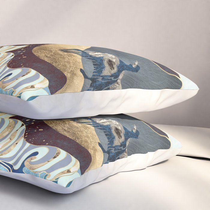 Metallic Waves Pillow Sham Gallery Image 3