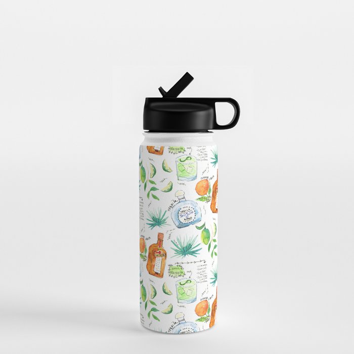 Classic Margarita Cocktail Recipe Water Bottle Gallery Image 1