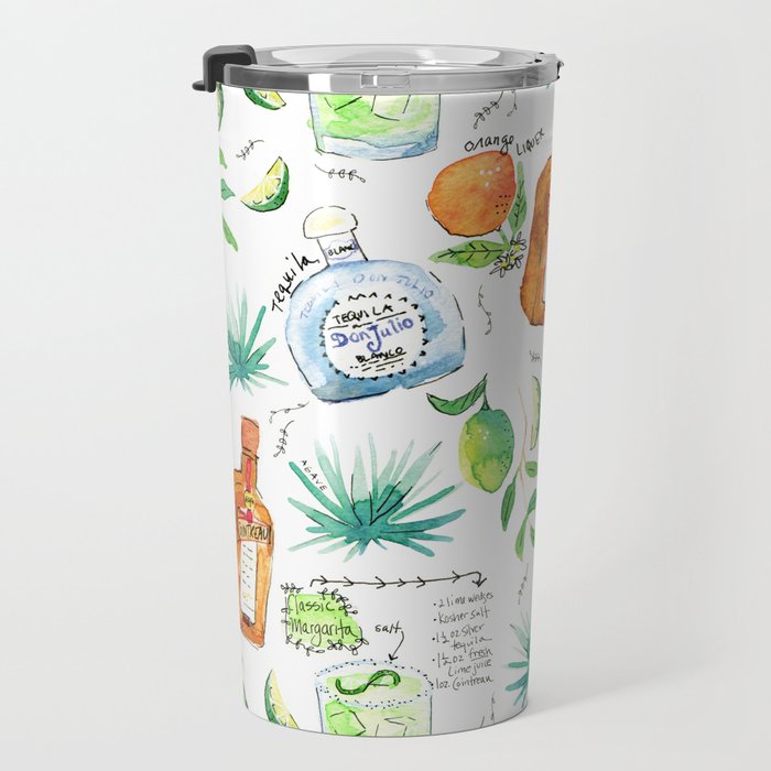 Classic Margarita Cocktail Recipe Travel Mug Gallery Image 3