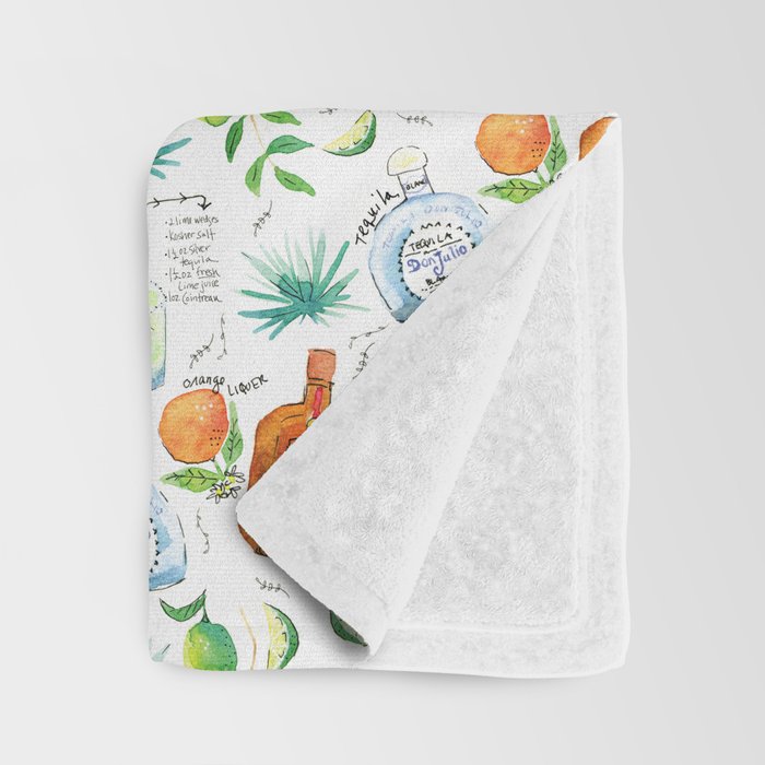 Classic Margarita Cocktail Recipe Throw Blanket Gallery Image 3