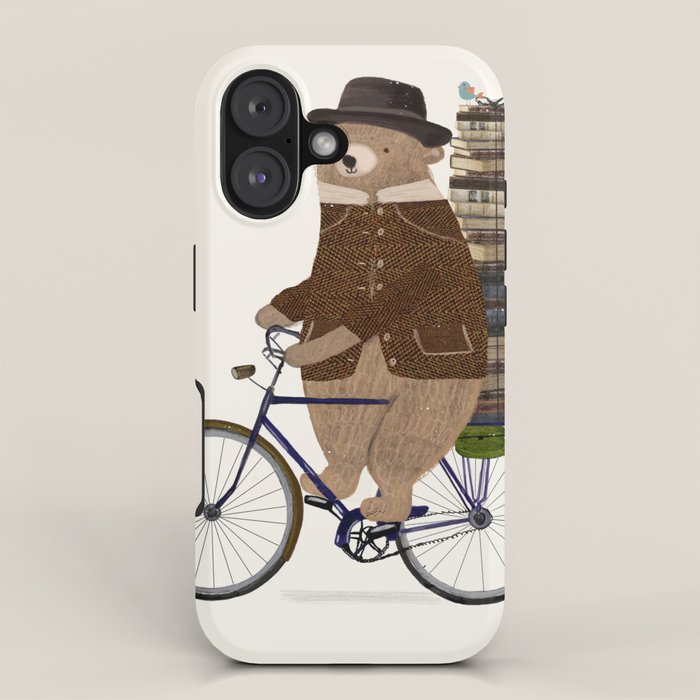 an educated bear iPhone Case Gallery Image 1