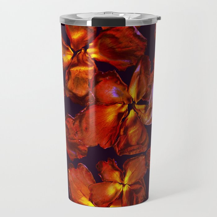Grandma's Red Flowers Travel Mug Gallery Image 1