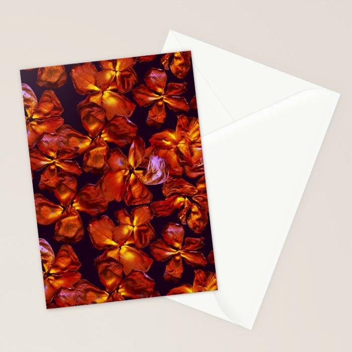 Grandma's Red Flowers Stationery Card Gallery Image 2